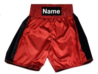 Designa egna Boxningsshorts Boxing Shorts : KNBSH-033-Röd 